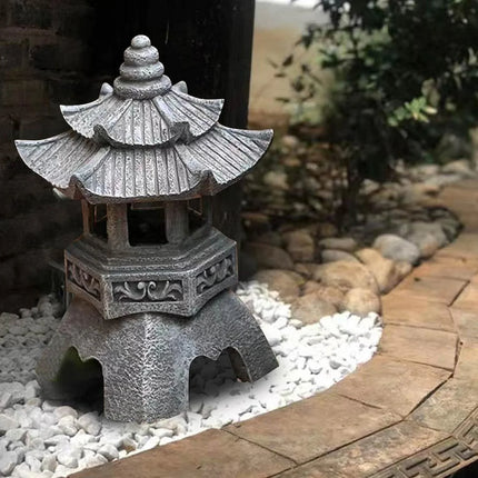 Garden Decor Solar Zen Lights Outdoor LED Pagoda - Garden Decor - Garden Pros - Mad Fly Essentials