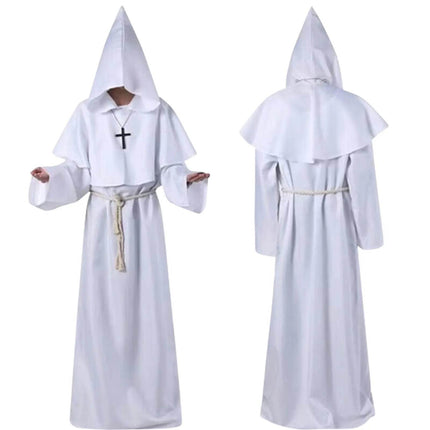 Medieval Monk Hooded Cape Men Costume Wear - Mad Fly Essentials