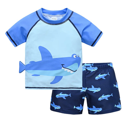 Baby Boy Shark Animal UV Protection Swimwear Set