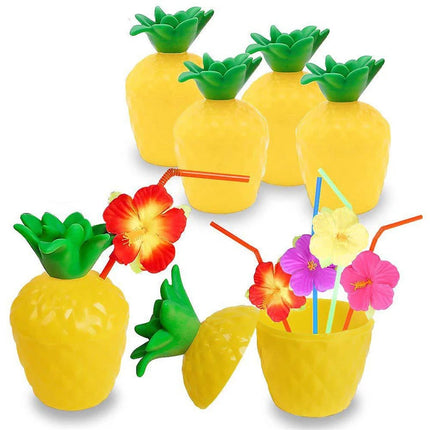 Party Essentials Pineapple Strawberry Fruit 8pc Cups - Party Essentials - 001 - Mad Fly Essentials