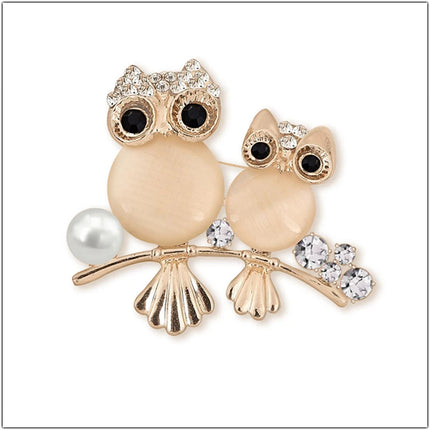Women Shop Opal Owl Fox Cat Animal Brooches Women Accessories - Women Shop - Sinleery - Mad Fly Essentials