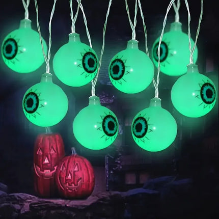LED Fairy Light Spooky 20LED Eyeball String Lights - LED Fairy Light - TItanfire - Mad Fly Essentials