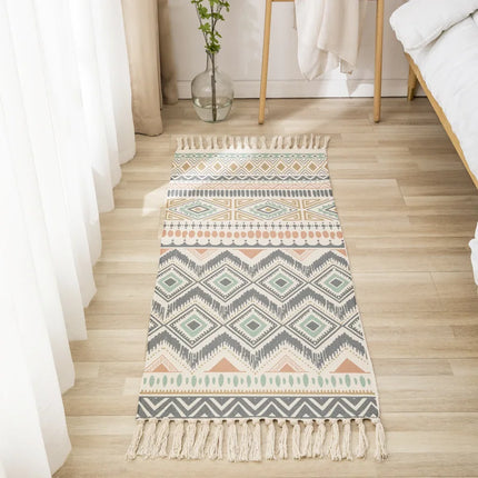 Area Rug Plaid Bedroom Living Bohemian Rug - Area Rug - Miracle Sweet - Mad Fly Essentials