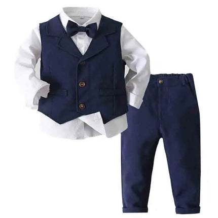 Gentleman Outfit Baby Boy Formal Costume Suit - Gentleman Outfit - Babyboo - Mad Fly Essentials
