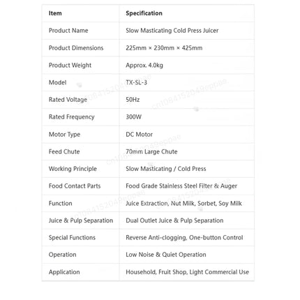 Kitchen Essentials Cold Press Juicer Blender - Kitchen Essentials - biolomix - Mad Fly Essentials