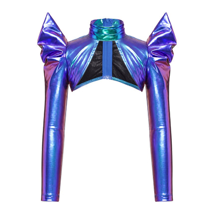 Girl Seasonal Wear Metallic Shrug Shoulder Costume Set - Girl Seasonal Wear - IIXPIN - Mad Fly Essentials