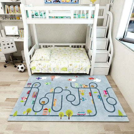 Floor Decor Cartoon Game Kids Room Learning Crawl Mat - Floor Decor - Essential Rugs - Mad Fly Essentials