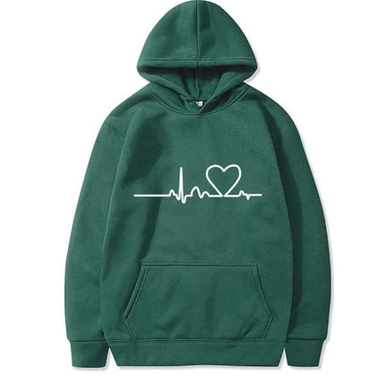 Hoodies Women Heart Nurse Sweatshirt - Hoodies - Chrleisure - Mad Fly Essentials