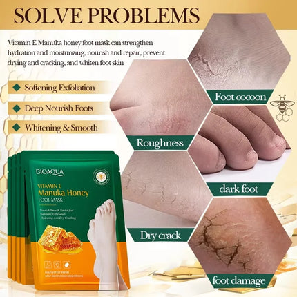 Beauty Health Shop All Vitamin E Foot Mask - Beauty Health Shop All - Auquest - Mad Fly Essentials
