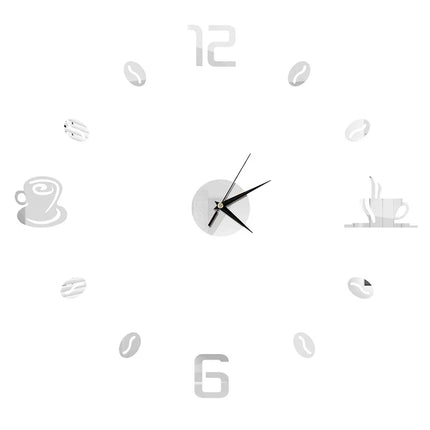 Home 27in Nordic Quartz Cafe-Style Wall Clock