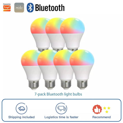 Moes Smart Bluetooth LED E27 Light Bulbs
