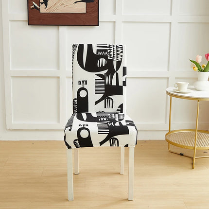 Slipcover Universal Elastic Geometric Chair Slipcover - Slipcover - Housmife - Mad Fly Essentials