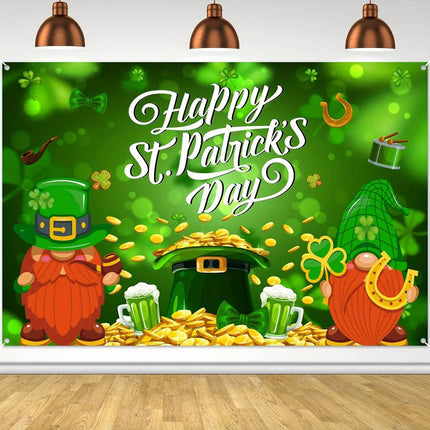 St Patricks Day Gifts Banner Top Party Backdrop - Mad Fly Essentials