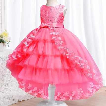 Princess Dress Baby Girl 3-12Y Petal Pink Bridesmaid Dress - Princess Dress - LJW - Mad Fly Essentials