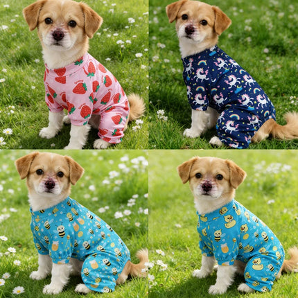 Pet Essentials Dog Prevent Shedding Unicorn Fruit Apparel - Pet Essentials - IDEPET - Mad Fly Essentials