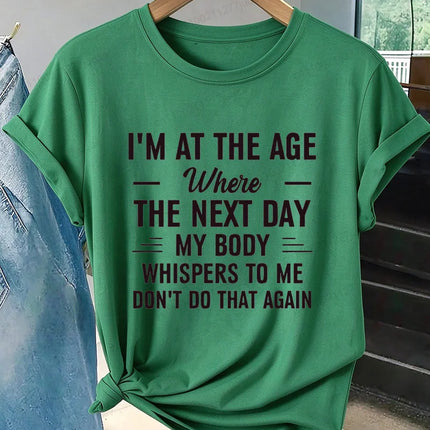 Shirt Women Funny Acting My Age Birthday Graphic Tee - Shirt - Sister Linda - Mad Fly Essentials