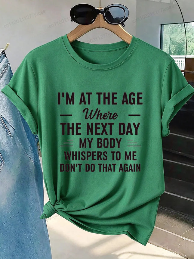 Shirt Women Funny Acting My Age Birthday Graphic Tee - Shirt - Sister Linda - Mad Fly Essentials