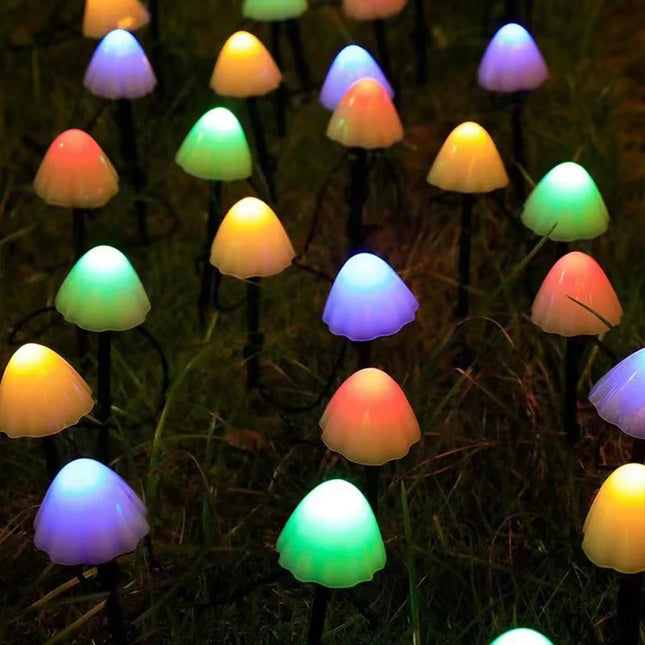 LED Fairy Light Solar Outdoor Garden Mushroom Light - LED Fairy Light - Kikielf - Mad Fly Essentials