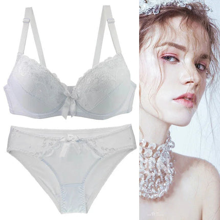Lingerie Set Women Purple Pink Lace Thong Intimates Set - Lingerie Set - Ellolace - Mad Fly Essentials