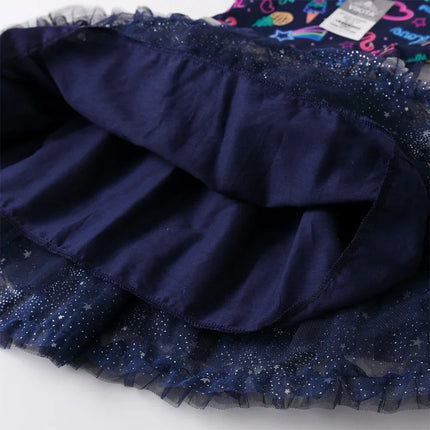 Tutu Dress Girl Long Gradient Silver Star Birthday Dress - Tutu Dress - Ogilvy Mather - Mad Fly Essentials