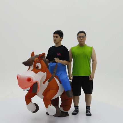 Inflatable Costume Funny Ride Roleplay Horse Animal Party Set - Inflatable - Starry Decor - Mad Fly Essentials
