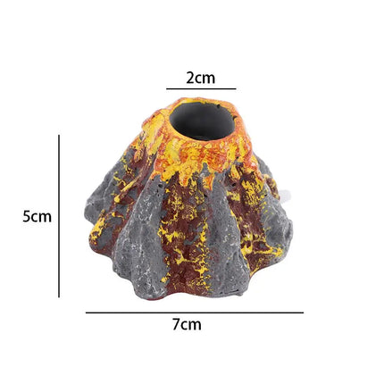 Fish Tank Decor Simulated Volcano Aquarium Decor - Fish Tank Decor - Effosola - Mad Fly Essentials