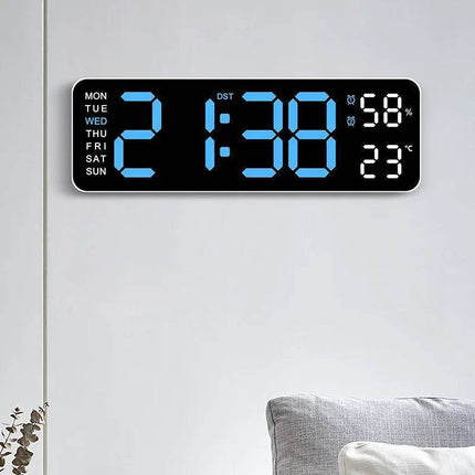 9 Inch Digital LED USB Wall Alarm Clock - Mad Fly Essentials