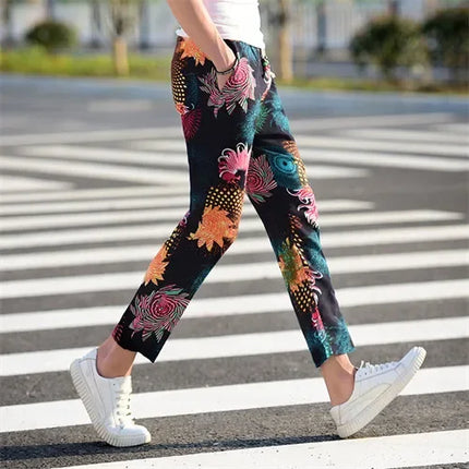 Pants Men 3D Activewear Paisley S-6XL Linen Pants - Pants - SeaBreeze - Mad Fly Essentials
