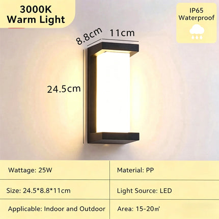 LED Wall Sconce Modern Outdoor Sensor Light - LED Wall Sconce - Clode - Mad Fly Essentials