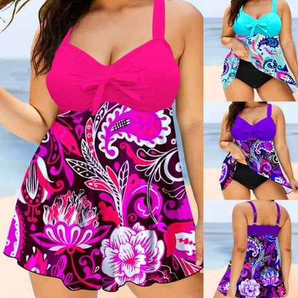 Tankini Set Women 3D Fashion Paisley Tankini - Tankini Set - Swimmart - Mad Fly Essentials