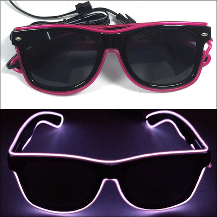 Party Favors Women LED Neon Glow Party Sunglasses - Party Favors - The vinyl Clock - Mad Fly Essentials