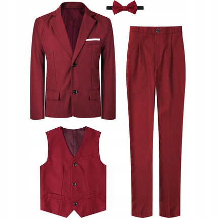 Baby Boy-3pcs Set-Vest Gentleman Formal Suits