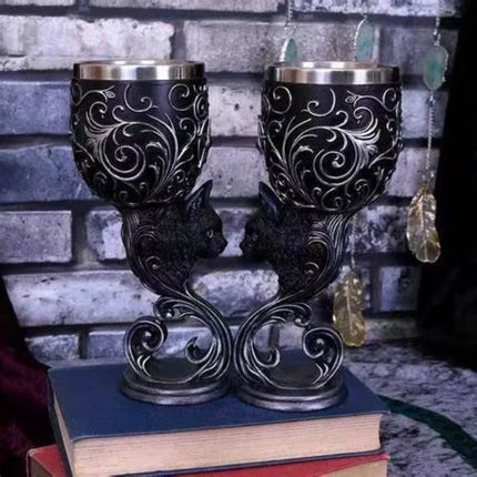 Stainless Dragon Medieval 3D Cocktail Goblet