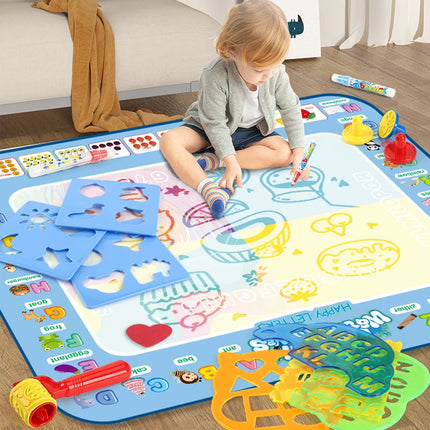 Kids Play Mat Water Draw Paint Montessori Toys - Kids Play Mat - Montessori Toys - Mad Fly Essentials