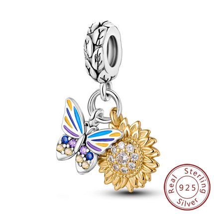 Women Accessories Daisy Flower 925 Sterling Silver Charm - Women Accessories - Nabo - Mad Fly Essentials