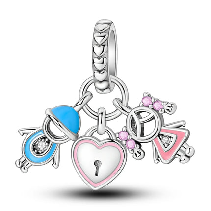 Women Accessories 925 Valentine Love Family DIY Jewelry Charm - Women Accessories - Valentines Day Specials - Mad Fly Essentials