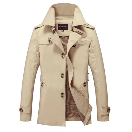 Outerwear Men Long Trench Style S-5XL Winter Parka - Outerwear - Tikalia - Mad Fly Essentials