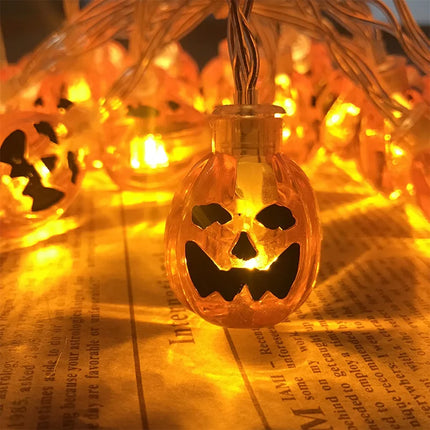 Pumpkin Ghost Skeleton 10LED Halloween Party Lights
