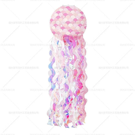 Mermaid Jellyfish Theme Paper Lantern Decor - Mad Fly Essentials