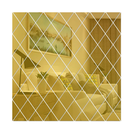 DIY Wall Decor Mirror 3D Diamond Stickers - DIY Wall Decor - Colorful Life - Mad Fly Essentials