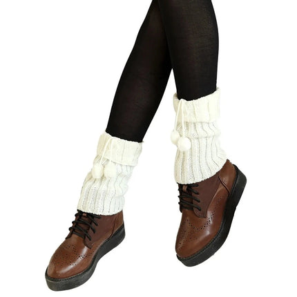 Women Thigh-High Knit Stocking Leg Warmers