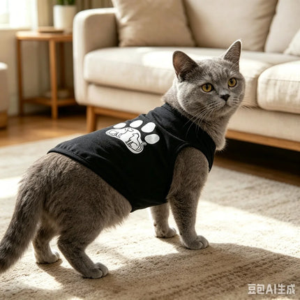 Pet Hoodies Red Cartoon Dog Cat Security Apparel - Pet Hoodies - Onecute - Mad Fly Essentials