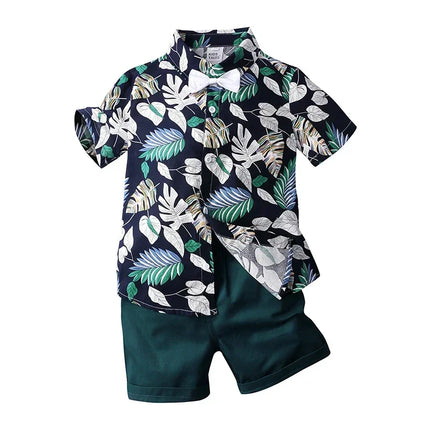 Clothing Set Boy Summer Floral Vacation Seasonal Wear - Clothing Set - Surferfish - Mad Fly Essentials