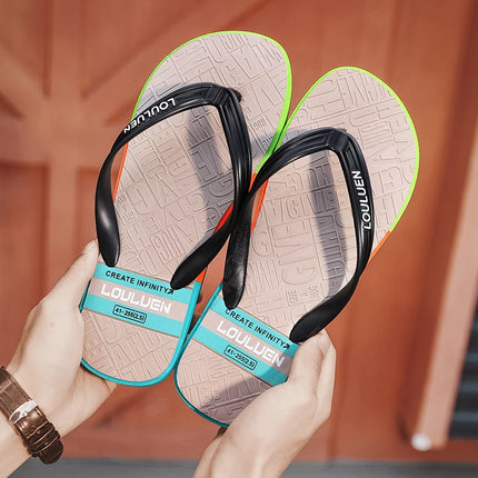 Sandals Men Hot Selling Rainbow Flip Flops - Sandals - Dudeli - Mad Fly Essentials