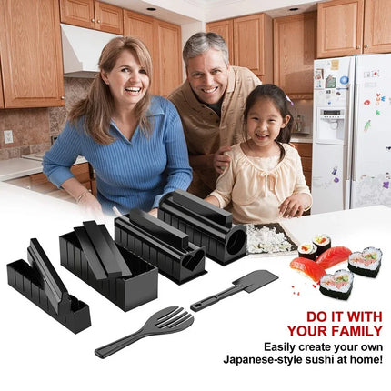 Kitchen Gadget 10pc/set DIY Kitchen Sushi Making Kit - Kitchen Gadget - Sushi Tools - Mad Fly Essentials