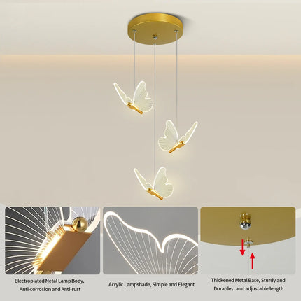 LED Pendant Light Home Modern Butterfly Pendant Light - LED Pendant Light - Parkson - Mad Fly Essentials