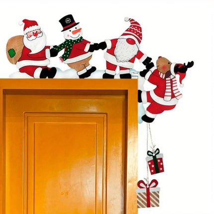 Christmas Decor Santa Snowman Door Frame Toppers - Christmas Decor - XR Partyday - Mad Fly Essentials