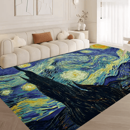 Van Gogh Oil Paintings Room Welcome Mats - Mad Fly Essentials