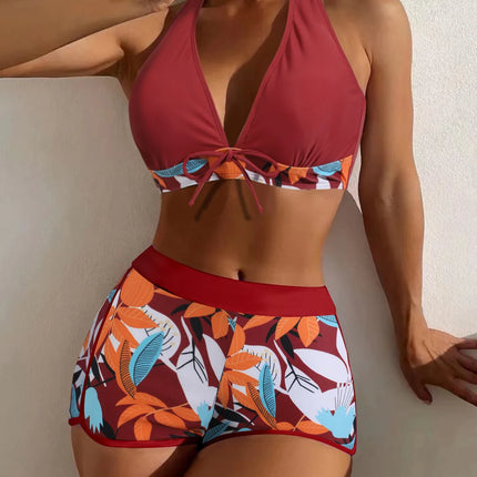 Tankini Set Women Paneled Floral 2pc Swimwear Set - Tankini Set - Stefani Lee -  Mad Fly Essentials