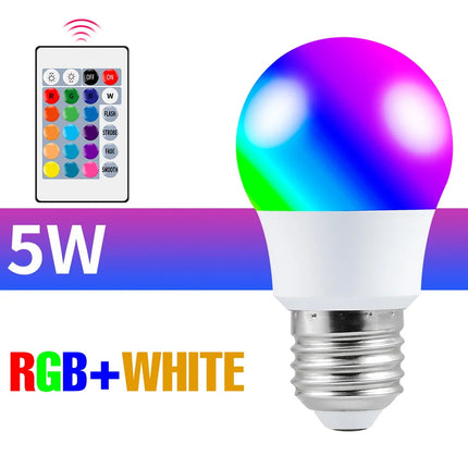 LED Bulb RGB Remote 5-25W E27 Light Bulb - LED Bulb - Avacom - Mad Fly Essentials
